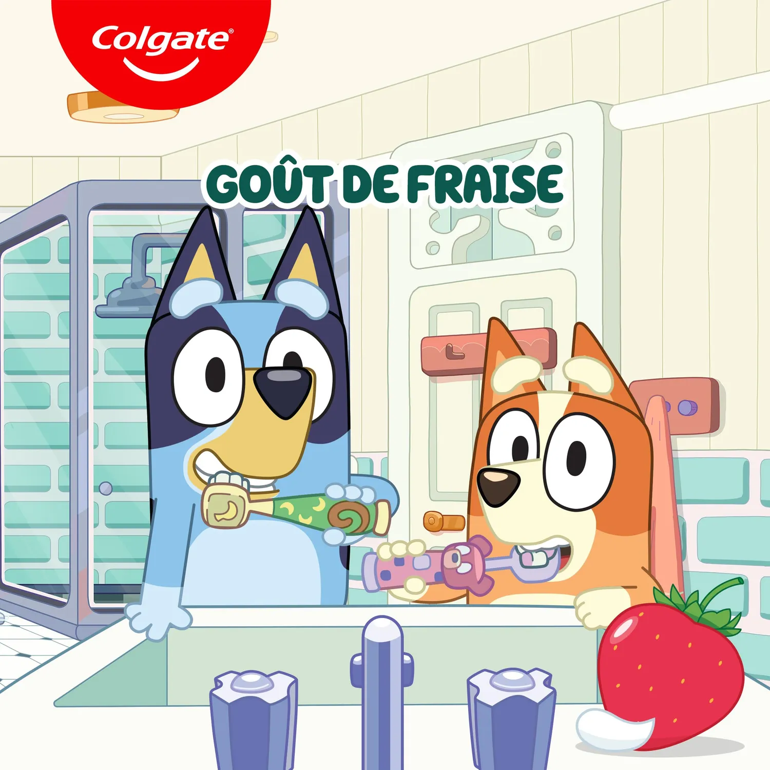 Colgate GABA Bluey dentifrice enfant 50 ml fraise