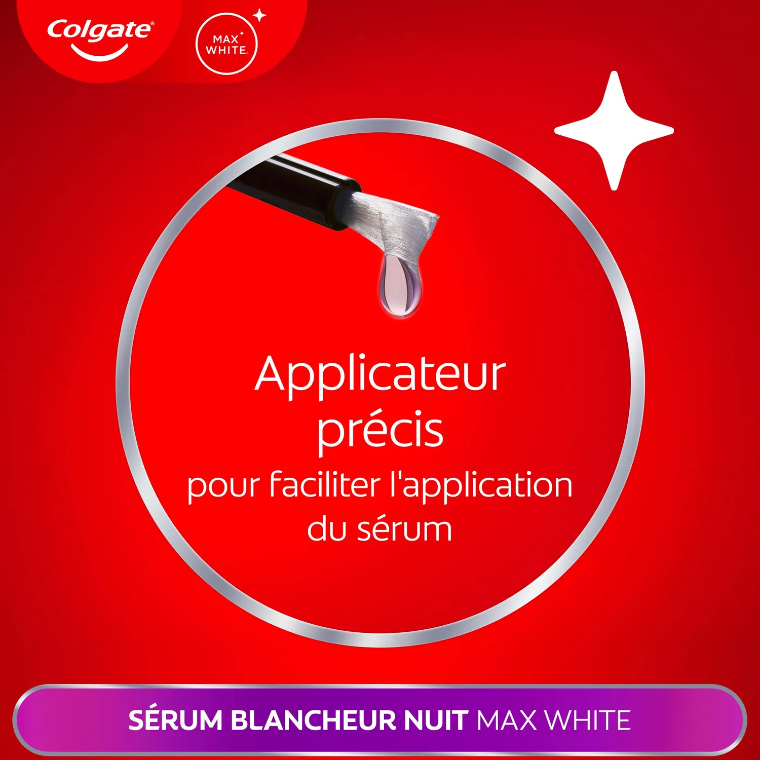 Colgate Max White kit blanchiment sérum nuit et dentifrice 2,5 ml + 75 ml