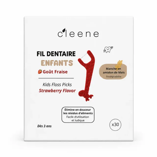 C'leene Fil dentaire enfants fil dentaire pour enfant