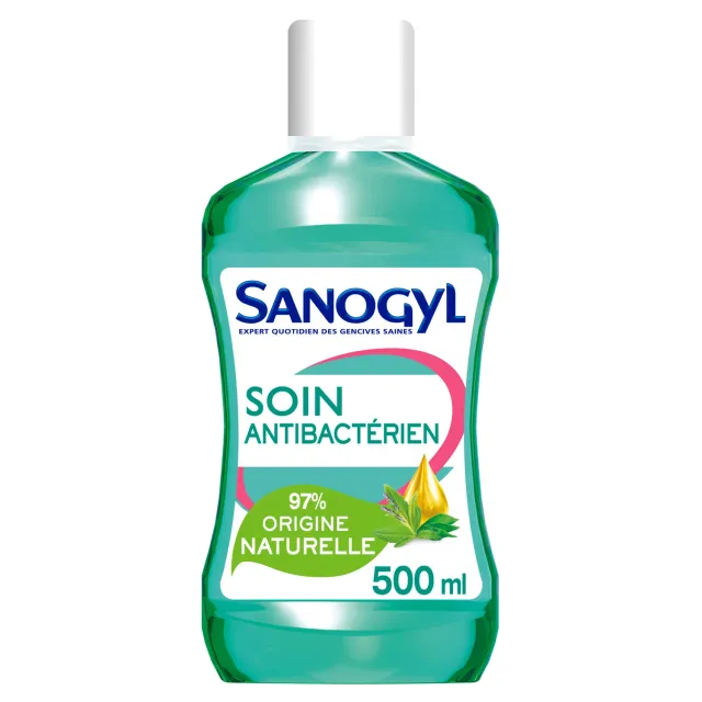 Sanogyl Soin Antibactérien bain de bouche 500 ml huiles essentielles