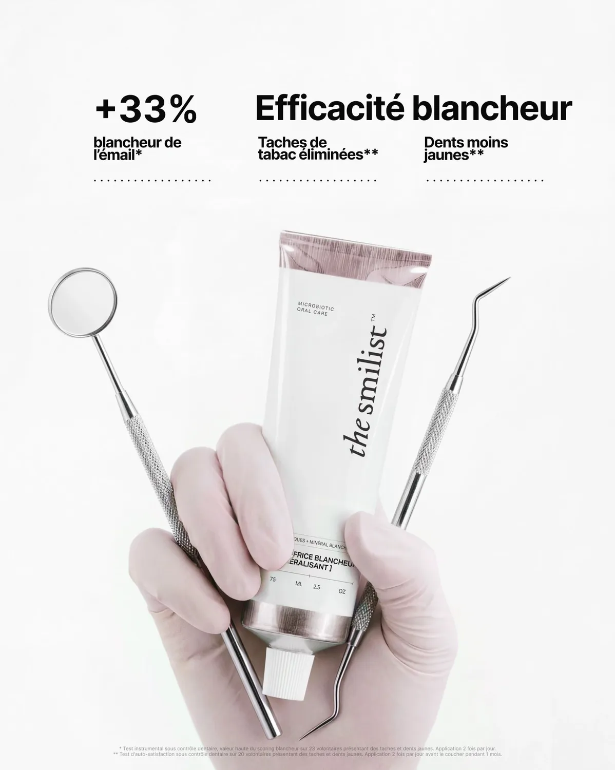The Smilist Dentifrice Reminéralisant Blancheur gel-crème