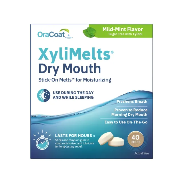 XyliMelts OraCoat XyliMelts pastilles menthe douce 40
