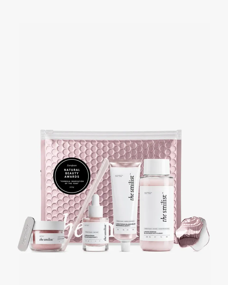 The Smilist Shine Whitening Collector kit blancheur 45 jours avec miroir rose