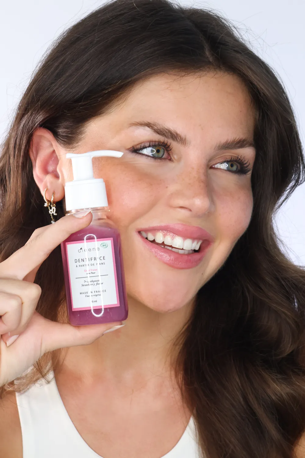 C'leene 7+/adultes Fraise Soin Quotidien dentifrice 90 ml goût fraise