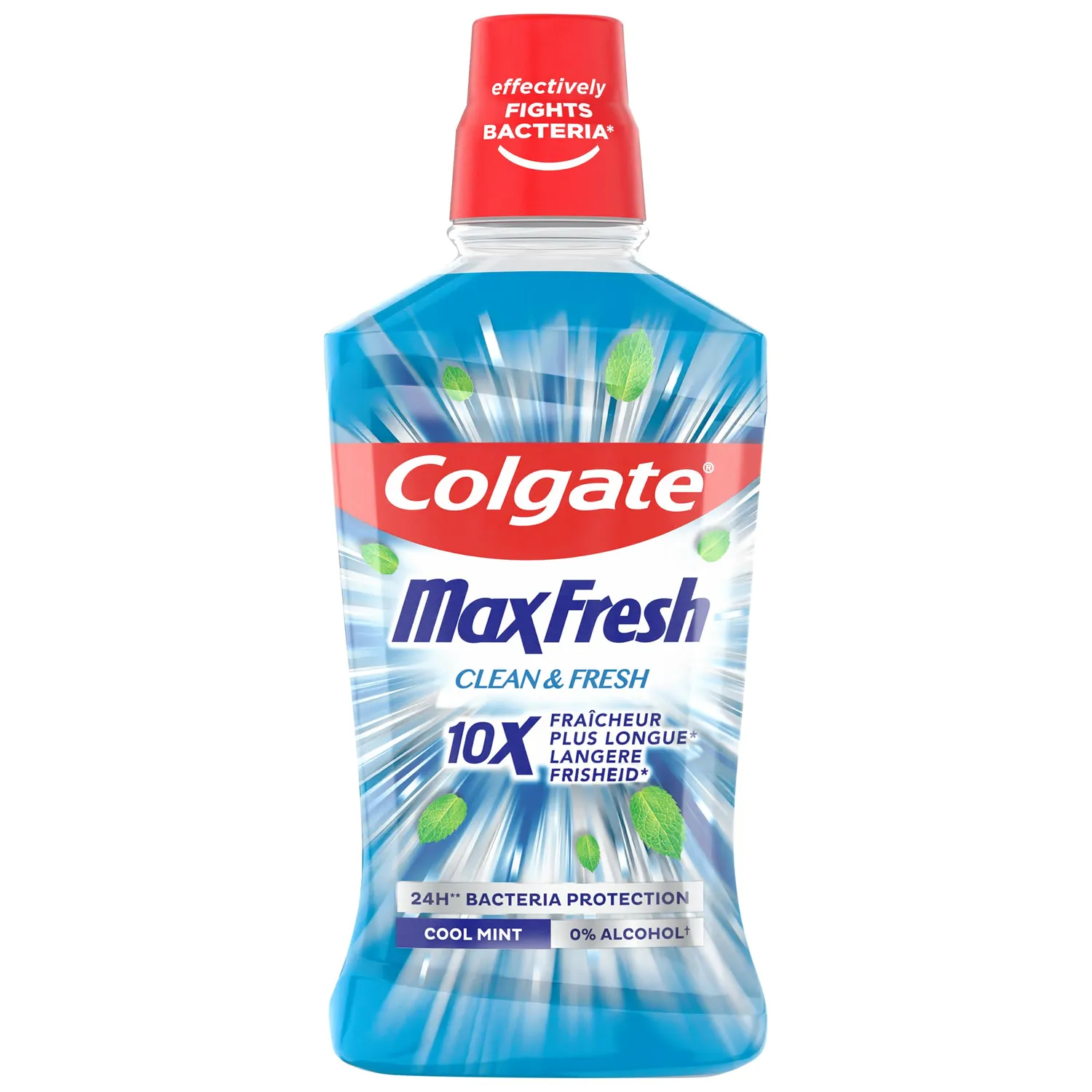 Colgate Max Fresh Clean & Fresh bain de bouche menthe fraîche 500 ml sans alcool