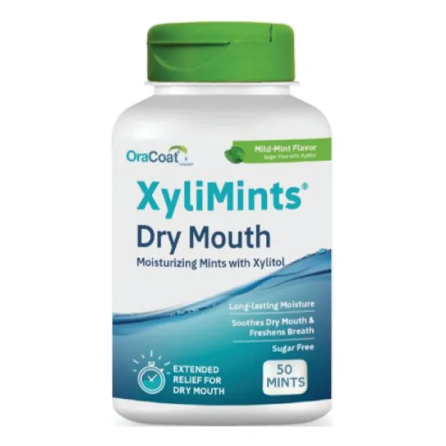 XyliMelts XyliMints pastilles à sucer 50 unités menthe douce sans sucre