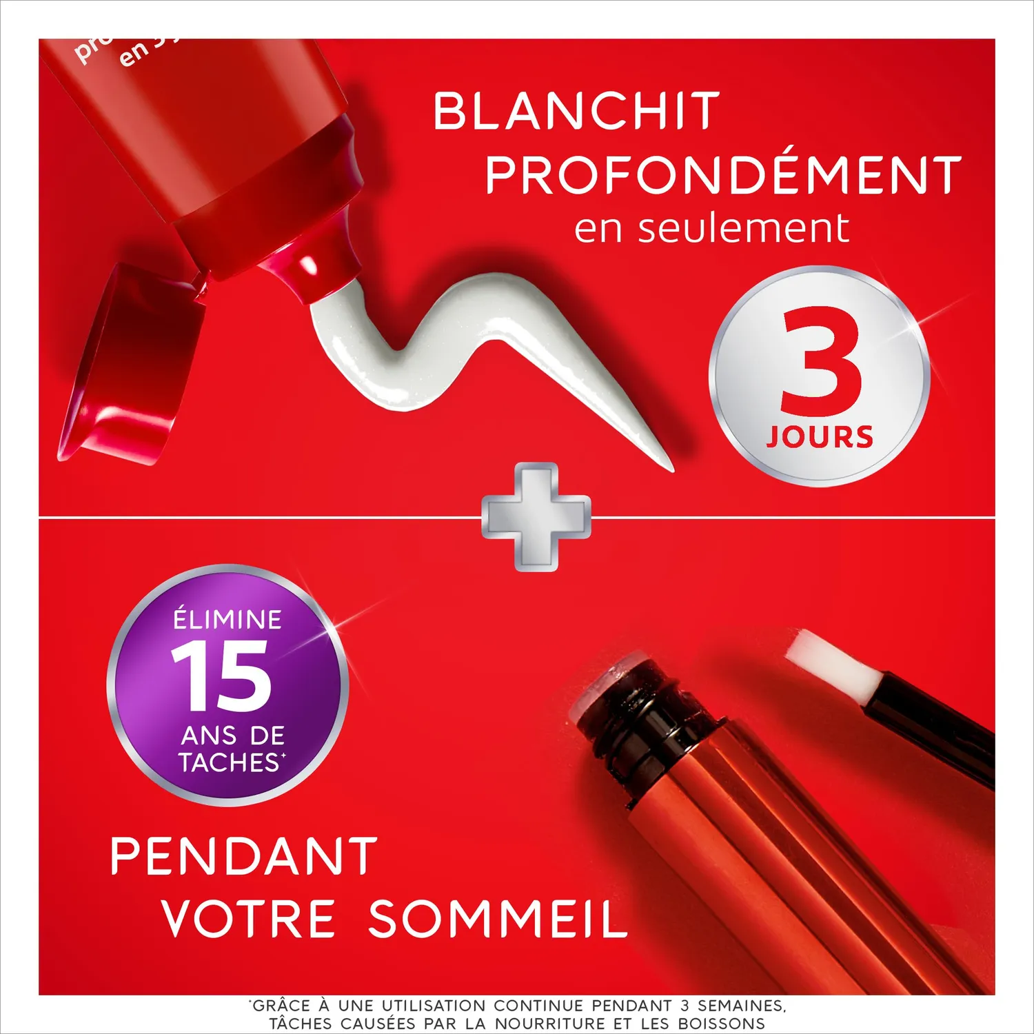 Colgate Max White kit blanchiment sérum nuit et dentifrice 2,5 ml + 75 ml