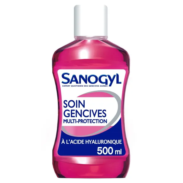 Sanogyl Soin Gencives Multi-Protection bain de bouche 500 ml fluor