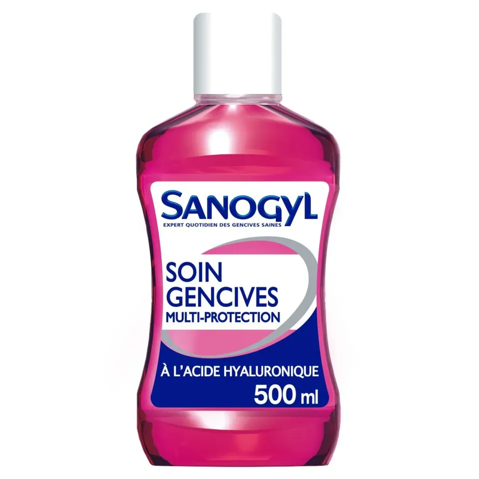 Sanogyl Soin Gencives Multi-Protection bain de bouche 500 ml fluor