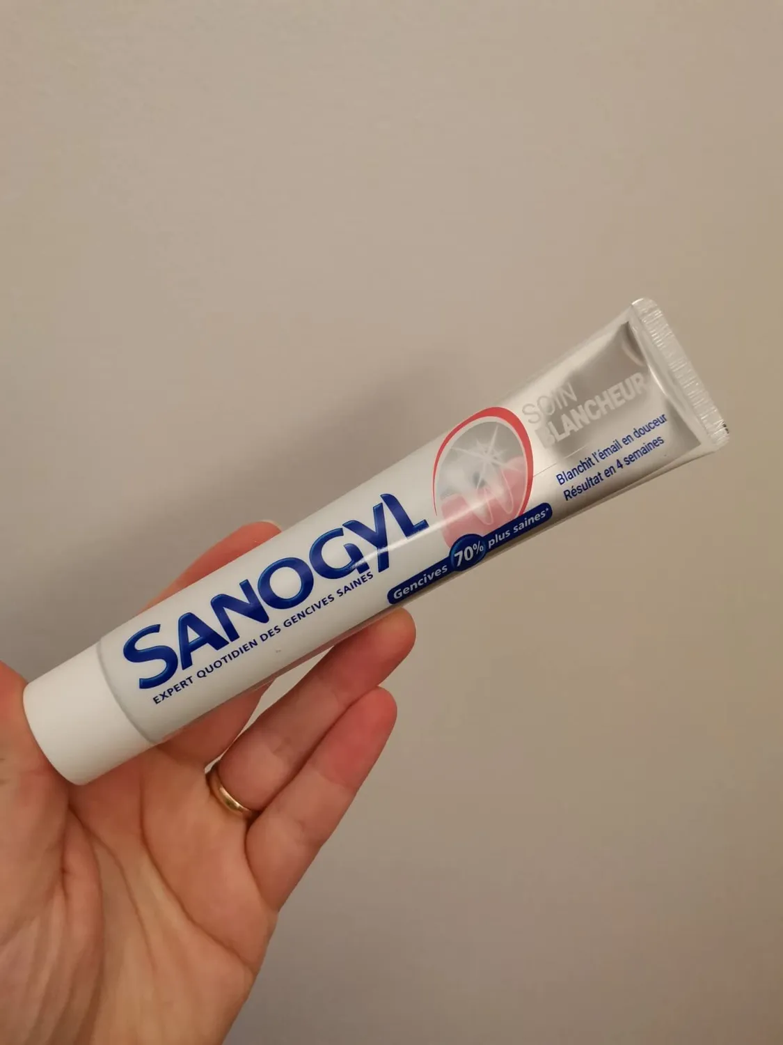 Sanogyl Soin Blancheur dentifrice 75 ml bicarbonate