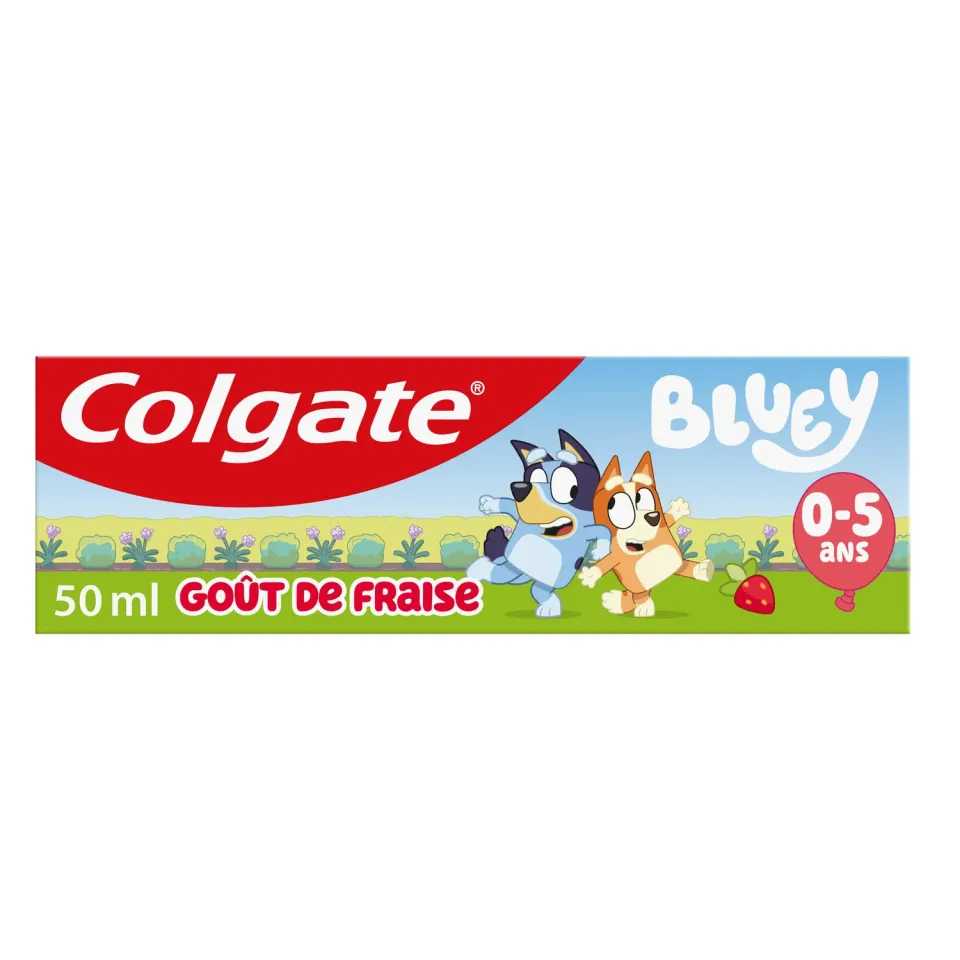 Colgate GABA Bluey dentifrice enfant 50 ml fraise