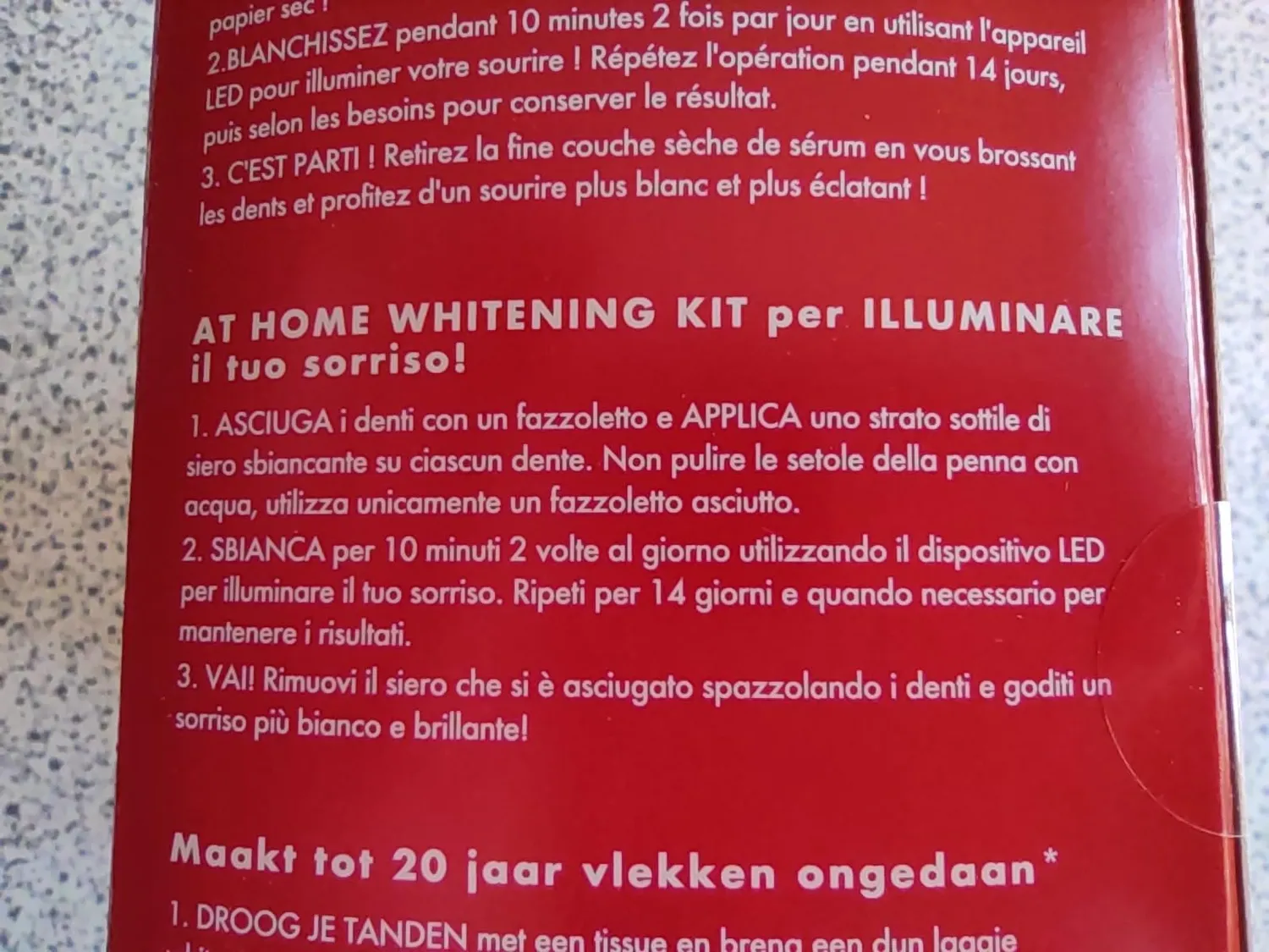 Colgate Max White Ultimate kit blanchiment LED à domicile sérum