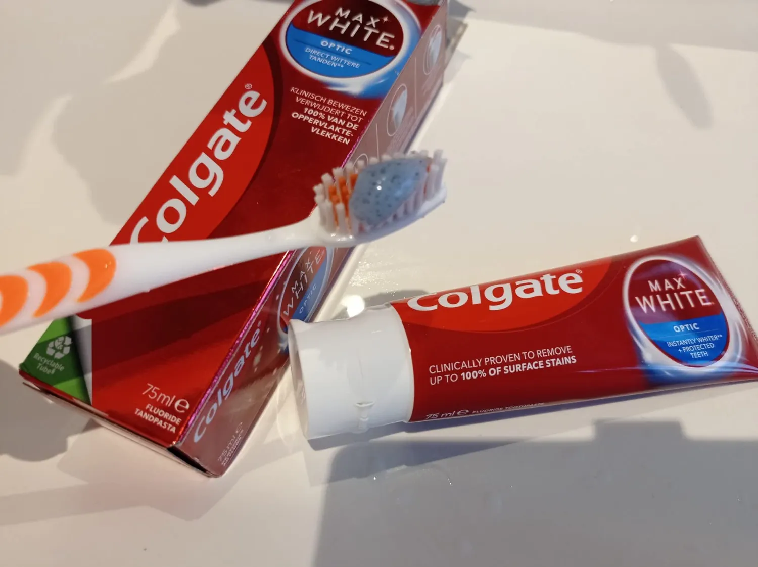 Colgate Max White Optic dentifrice blancheur instantanée 75 ml