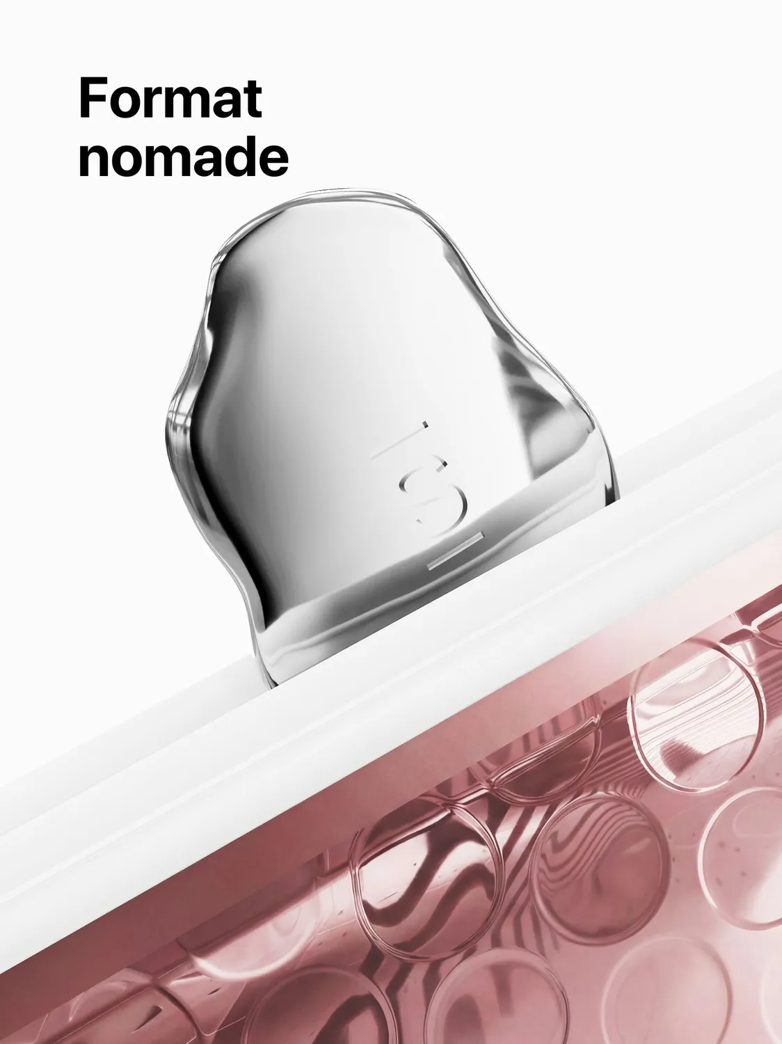 The Smilist Miroir de bouche Ultra Compact miroir de poche argent