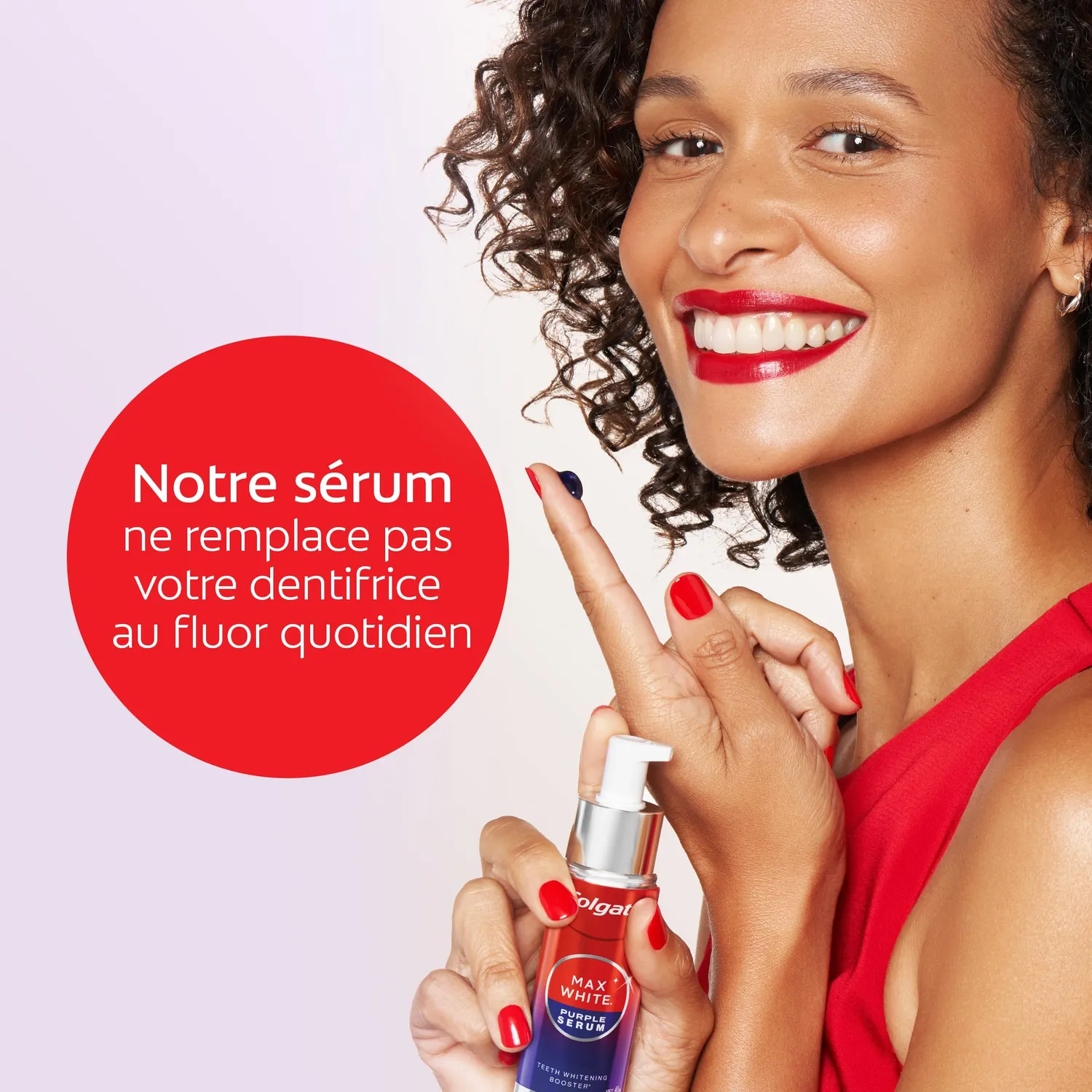 Colgate Max White Purple Reveal sérum blancheur 40 ml violet