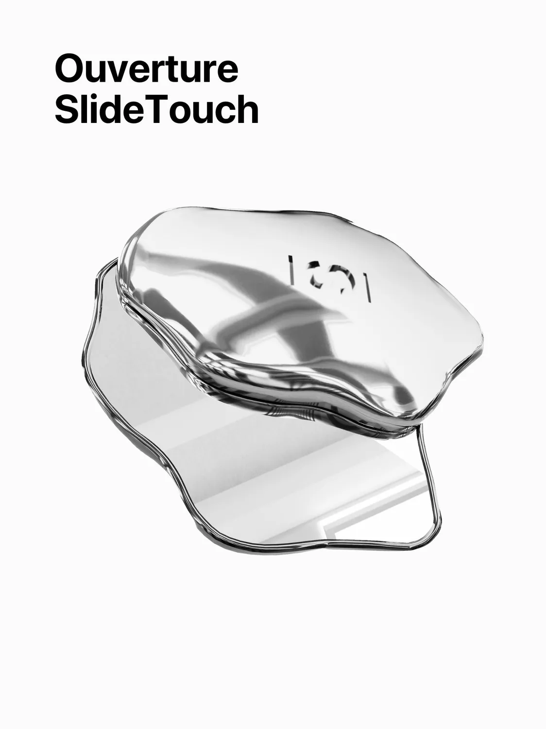 The Smilist Miroir de bouche Ultra Compact miroir de poche argent