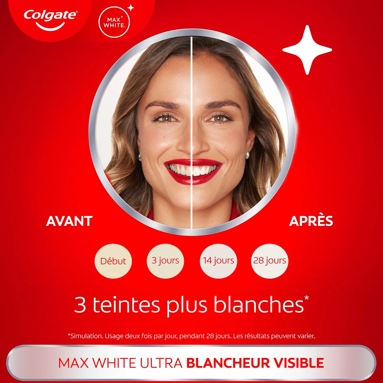 Colgate Max White Ultra dentifrice 75 ml non abrasif