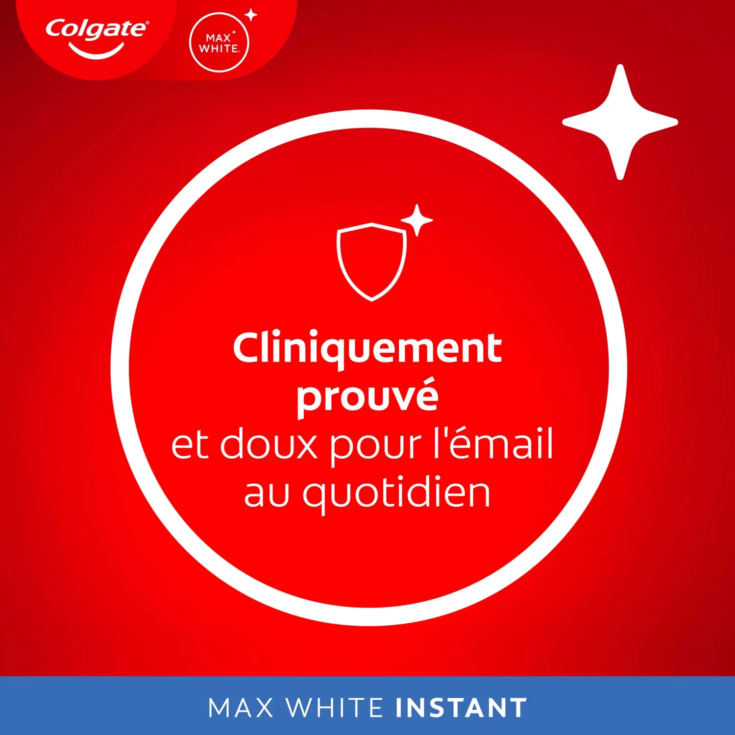 Colgate Max White Instant dentifrice 75 ml azurants optiques