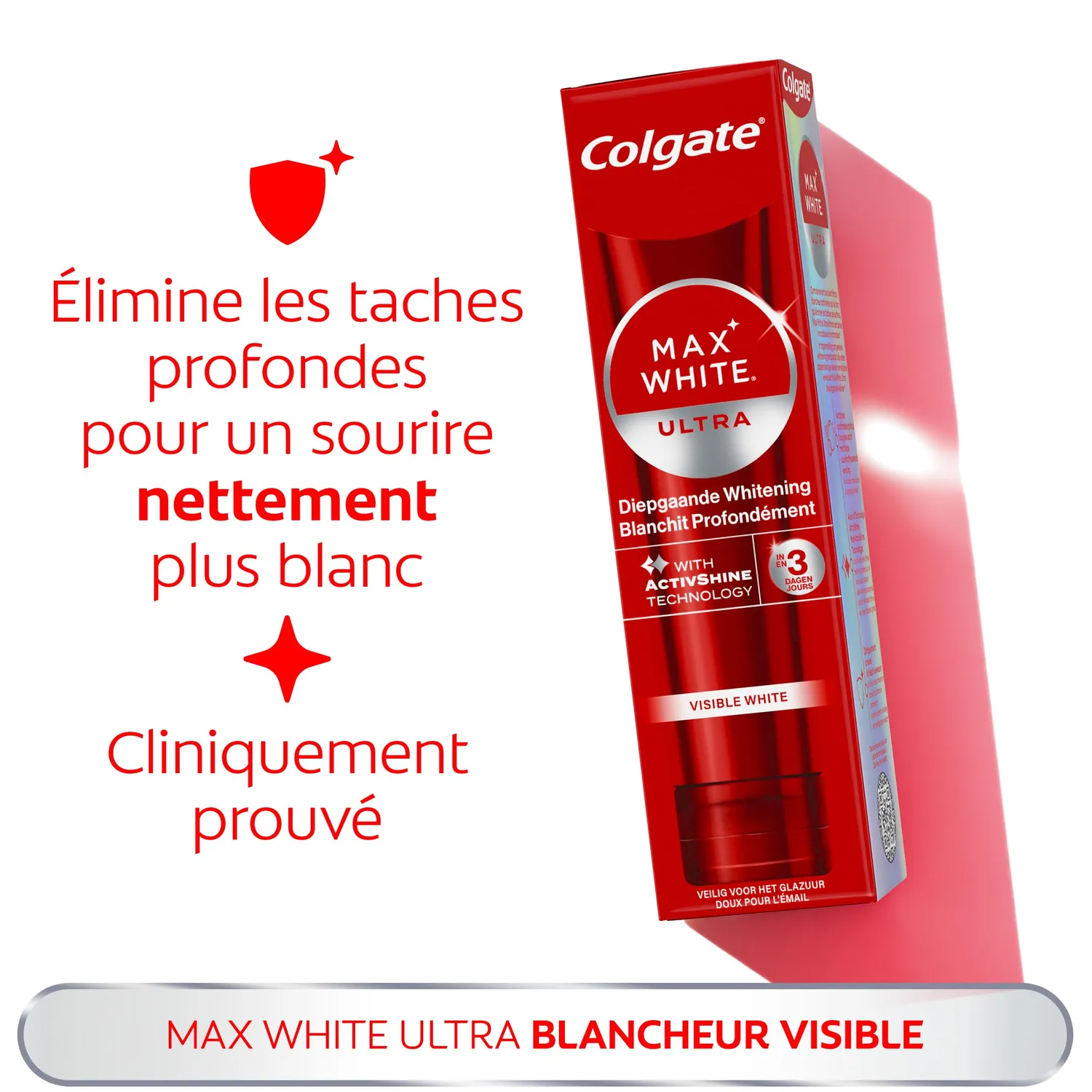 Colgate Max White Ultra dentifrice 75 ml non abrasif