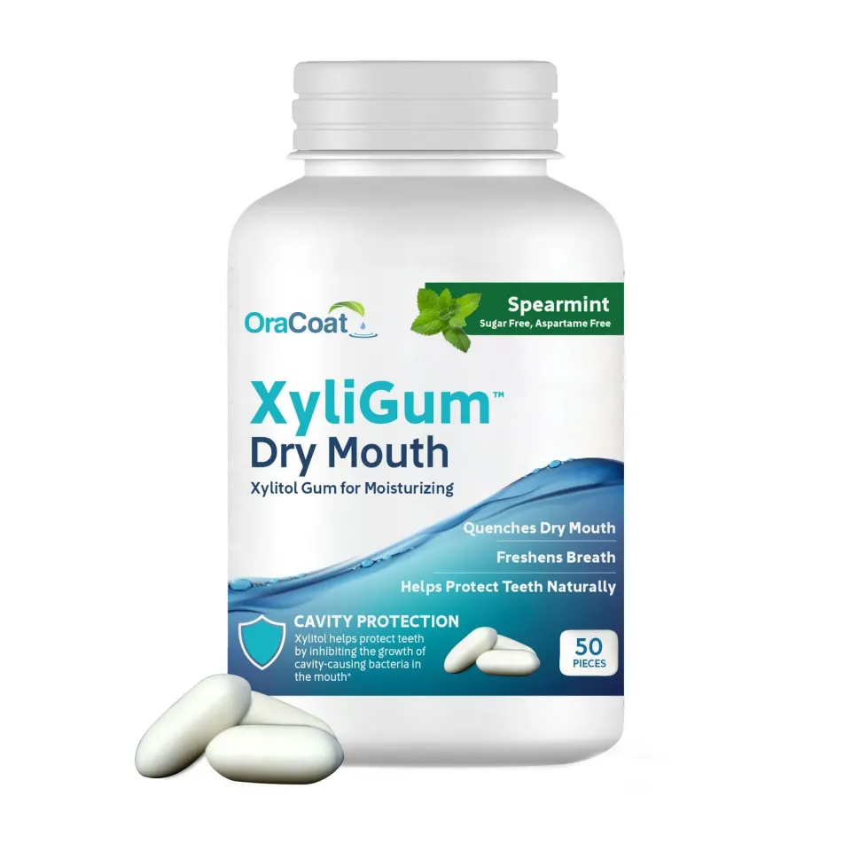 XyliMelts OraCoat XyliGum chewing-gum 50 unités menthe verte sans sucre