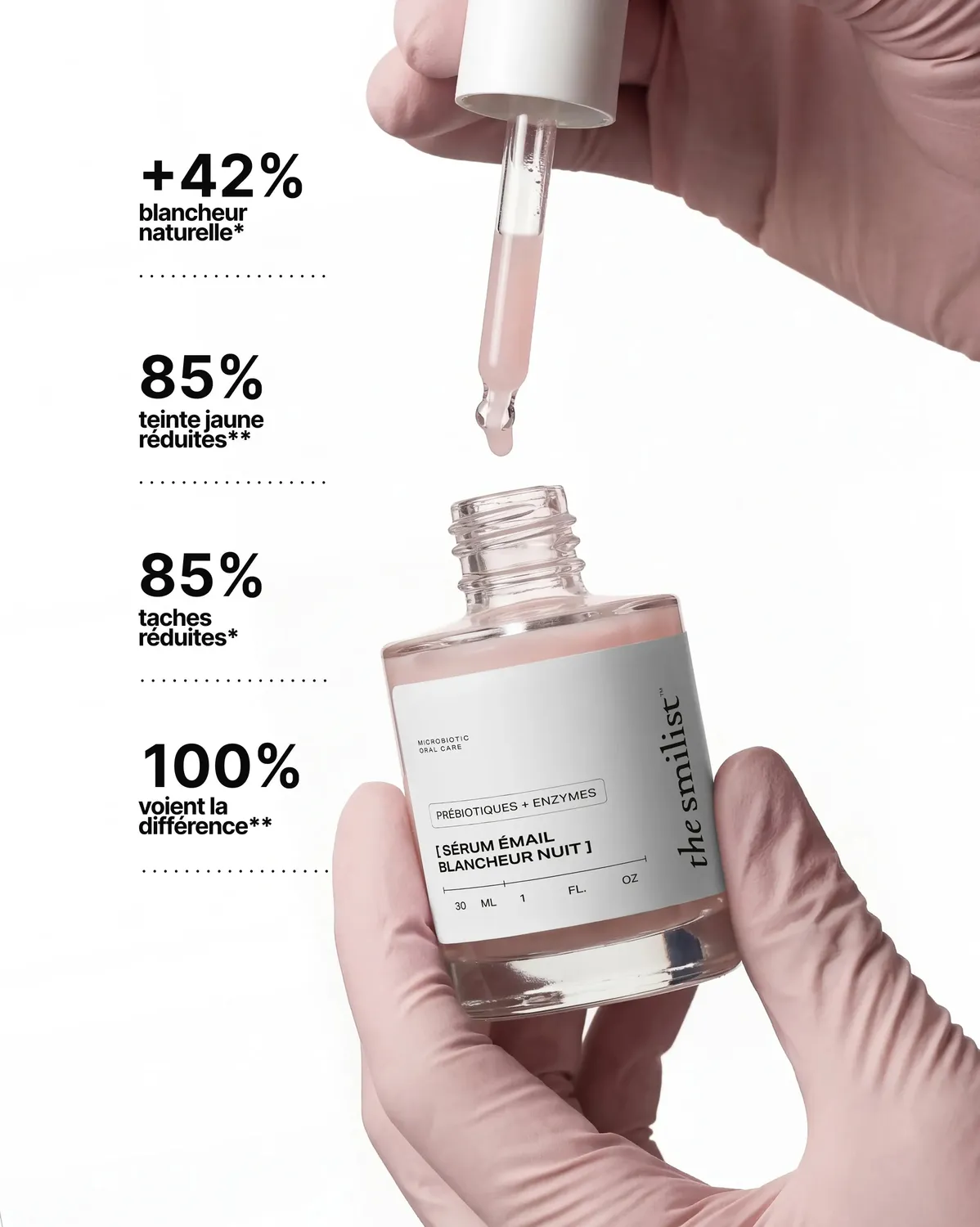 The Smilist Sérum Émail Blancheur Nuit 1 flacon 2 mois