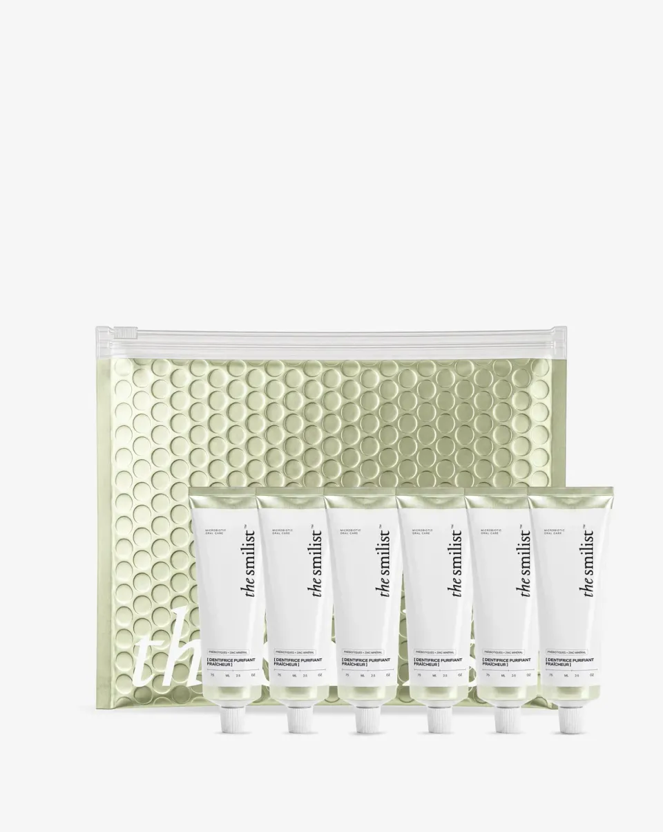 The Smilist Pack Fresh Year dentifrice fraîcheur 6 tubes sans alcool