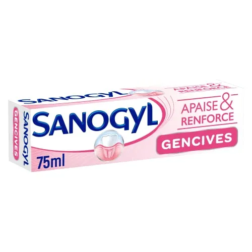 Sanogyl Apaise et Renforce Gencives dentifrice 75 ml eau thermale