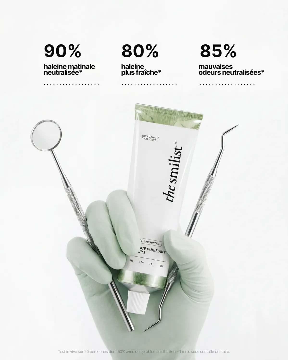 The Smilist Pack Fresh Year dentifrice fraîcheur 6 tubes sans alcool