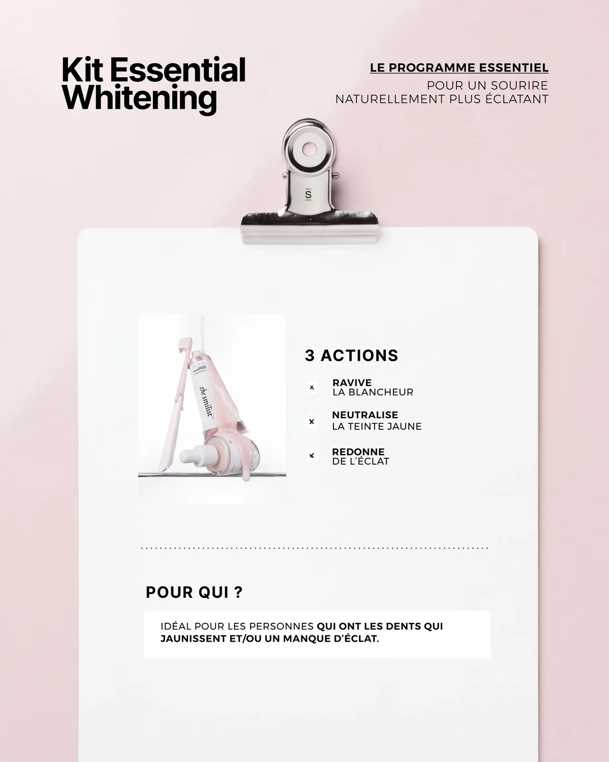 The Smilist Kit Essential Whitening routine blancheur 5 %